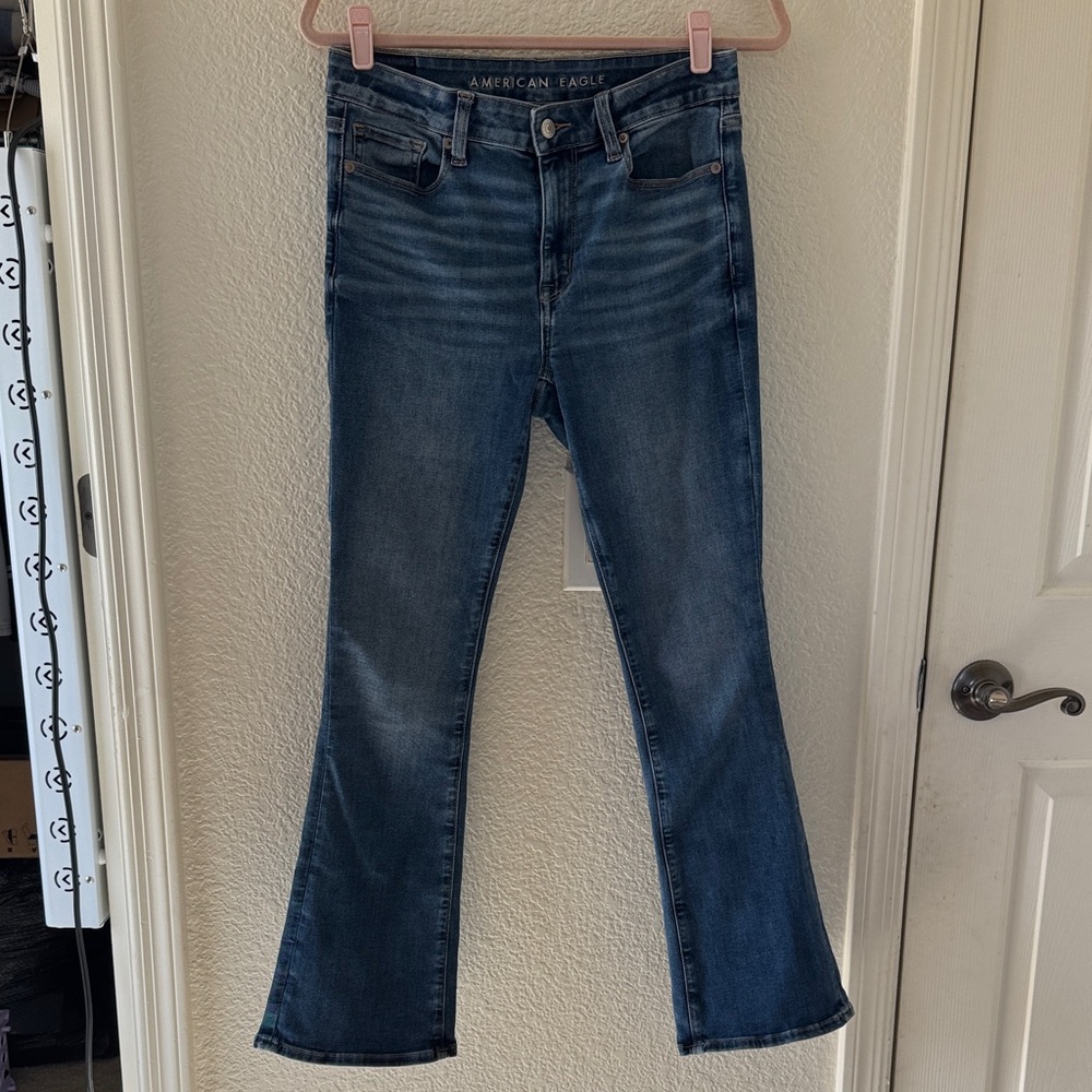 American Eagle Outfitters Women's High Rise Skinny Kick Jeans